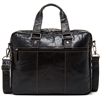 Jack Georges Voyager Large Double Gusset Briefcase in Black