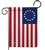 Betsy Ross Garden Flag by Breeze Decor. Made in the USA.