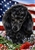 Black Poodle In A Field Of Flowers With An American Flag Behind The Dog Garden Flag Art Work Is By Tamara Burnett