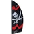 8.5 Jolly Roger Feather Banner by Premier Kites.