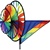 Rainbow Triple Garden Spinner with three wheels that spin in a gentle breeze. All hardware included.