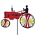Small Old Red Tractor Garden Spinner with wheels that spin in a gentle breeze. All hardware included.