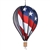 Patriotic 18" Hot Air Balloon Garden Spinner that spins in a gentle breeze.