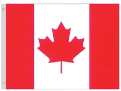 Nylon 3 feet by 5 feet Canadian Flag by Valley Forge.