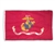 3 feet by 5 feet Marine Corps Flag by Valley Forge with grommets. Made in the USA.