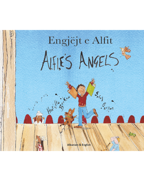 Alfie's Angels - Bilingual Children's Book in Arabic, Chinese, French, German. Portuguese, Russian, Spanish and many other languages. Inspiring story for diverse classrooms.