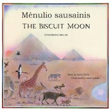 The Biscuit Moon - Bilingual Multicultural Children's Book explores cooperation, scarcity, sharing resources, climate change. Inspiring story for diverse classrooms.