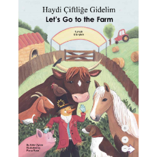 Let's Go to the Farm Bilingual Board Book for Preschool in English with Bulgarian, Romanian and more.