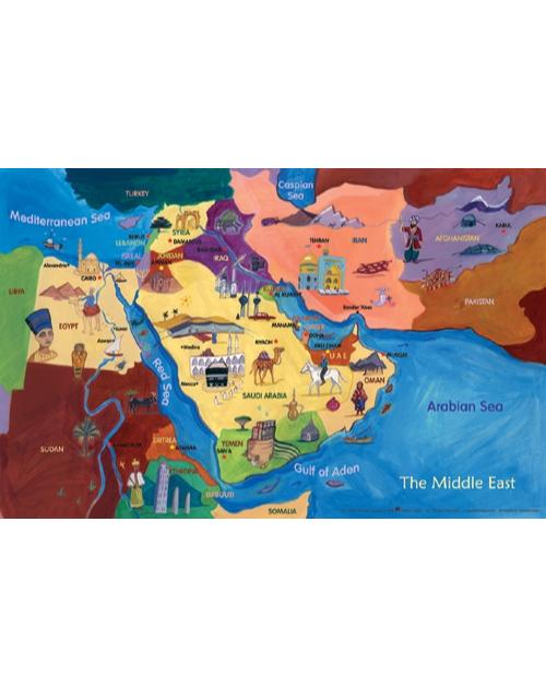 Map of The Middle East, World Maps