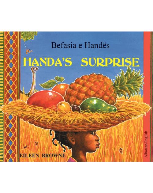 Handa's Surprise - Diverse children's book available in Arabic, French, Gujarati, Hindi, Portuguese, Tamil, Twi, Urdu, and many other languages.  Multicultural book for language learning in the classroom.