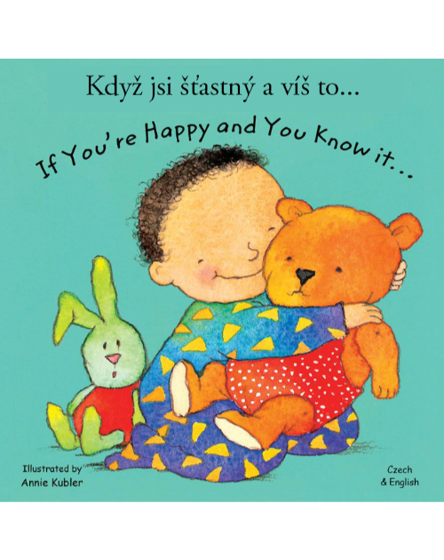 Fun Bilingual Board Book. Great Multicultural book for preschoolers, toddlers and babies. If You're Happy and You Know It.