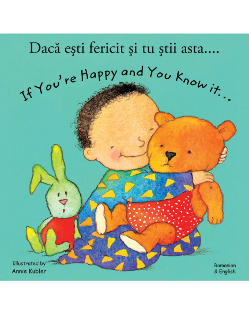 Fun Bilingual Board Book. Great Multicultural book for preschoolers, toddlers and babies. If You're Happy and You Know It.