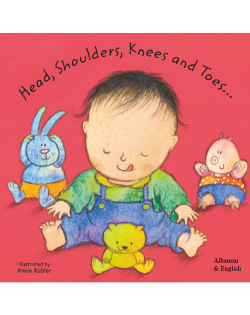 Head, Shoulders, Knees and Toes  - Bilingual board book in Arabic, Chinese, French, Korean, Spanish, Portuguese, Urdu, Vietnamese and many other languages. Multicultural books for preschoolers support language development!