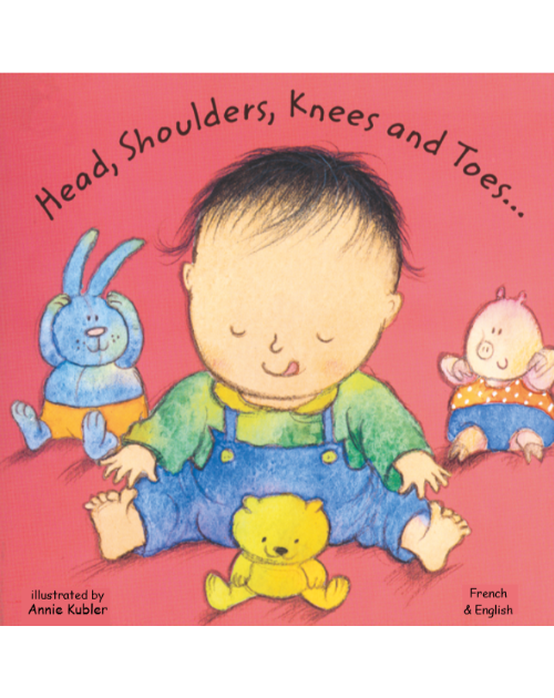 Head, Shoulders, Knees and Toes  - Bilingual board book in Arabic, Chinese, French, Korean, Spanish, Portuguese, Urdu, Vietnamese and many other languages. Multicultural books for preschoolers support language development!