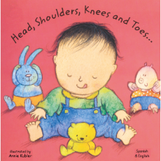 Head, Shoulders, Knees and Toes  - Bilingual board book in Arabic, Chinese, French, Korean, Spanish, Portuguese, Urdu, Vietnamese and many other languages. Multicultural books for preschoolers support language development!