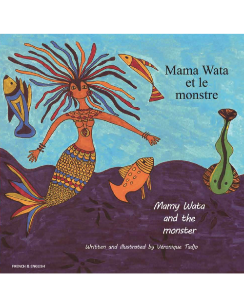 Bilingual African Folktale for Kids - Mamy Wata and the Monster is available in Arabic, Spanish, French, Hungarian, Lithuanian and more.  Folktale for multicultural students.