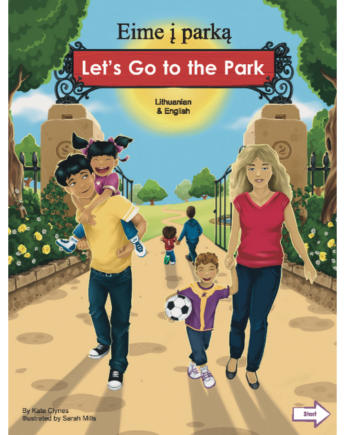 Let's Go to the Park Bilingual Board Book for Preschool in English with Chinese, Farsi, French, Italian, Kurdish, Panjabi, Polish, Portuguese, Russian, Somali, Spanish, Turkish and Urdu