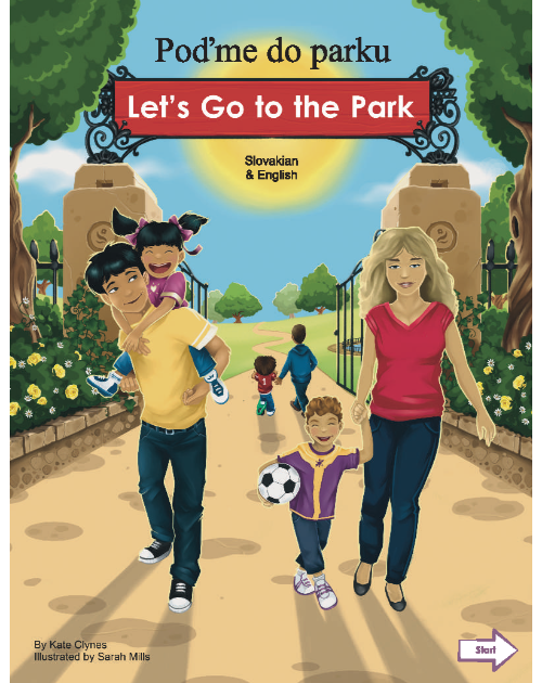 Let's Go to the Park Bilingual Board Book for Preschool in English with Chinese, Farsi, French, Italian, Kurdish, Panjabi, Polish, Portuguese, Russian, Somali, Spanish, Turkish and Urdu