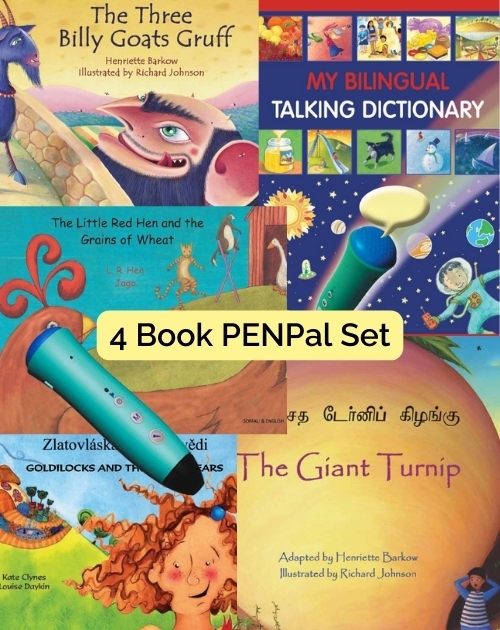 4 Audio Books with PENpal  - With Dictionary