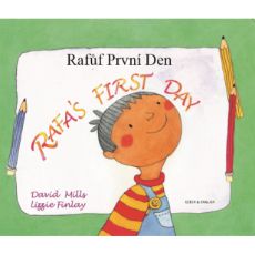 Rafa's First Day - Bilingual Children's Book in Spanish, Chinese, Arabic, French, Haitian Creole and many other languages. Great story for newcomers.