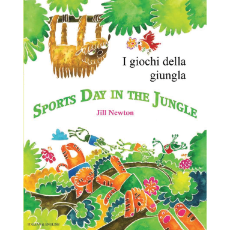 Sports Day in the Jungle - Bilingual Children's Book available in Arabic, Bulgarian, Czech, French, Hungarian, Nepali, Russian, Spanish, and many other languages. Inspiring story for diverse classrooms