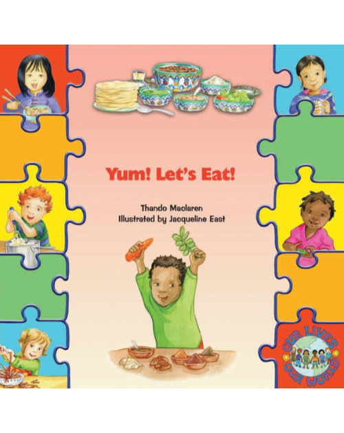 Yum! Let's Eat! - Children's Book About Diversity in Arabic, Bengali, French, Polish, Portuguese, Spanish, Urdu, and many more foreign languages.