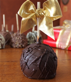 Dark Chocolate Dipped Caramel Apple