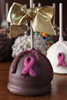 Breast Cancer Awareness Caramel-Chocolate Apple