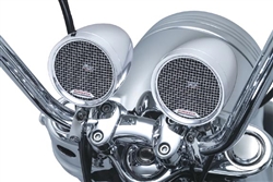 Kuryakyn Road Thunder 3" Handlebar Speaker and amplifier Kit