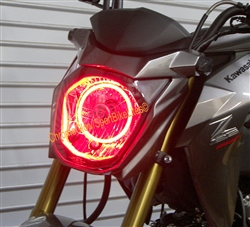 SPORTBIKE LITES Plazma LED Headlight Angel Eye Halo Ring Kit for Kawasaki ZX10R
