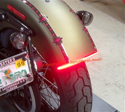 SPORTBIKE LITES Harley Davidson Softail Slim and Blackline LED Fender Eliminator Kit