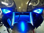 SPORTBIKE LITES HONDA CBR 1000RR 04-05 HYPER LED INTAKE HALOS