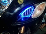 SPORTBIKE LITES SUZUKI GSXR 1300 HAYABUSA 99-09 HYPER LED INTAKE HALOS