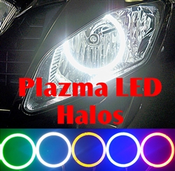 SPORTBIKE LITES Dual Plazma LED Headlight Angel Eye Halo Ring Kit for Suzuki GSXR 1300 Hayabusa