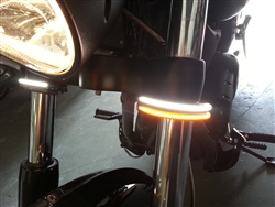 SPORTBIKE LITES VICTORY VEGAS 43mm FORK MOUNTED LED TURN SIGNALS