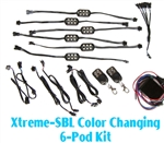 SportBike Lites Xtreme 6-Pod LED Accent Kit