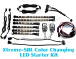 Xtreme-SBL Color Changing Motorcycle LED Accent Kit with remote control