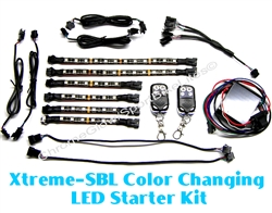 Xtreme-SBL Color Changing Motorcycle LED Accent Kit with remote control