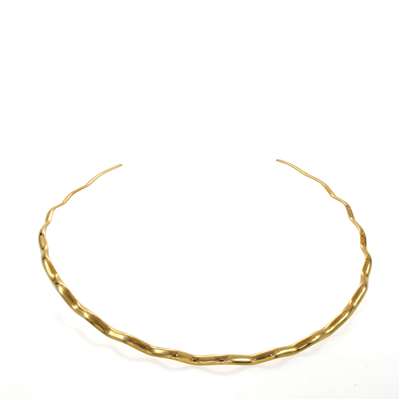 FLOWING CHOKER NECKLACE - Gold