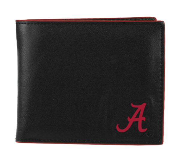 Men's Bi-fold Wallet Alabama Collegiate Billfold