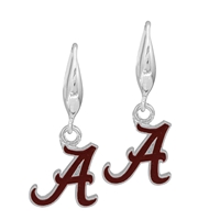 College Fashion University of Alabama Logo Charm Stud Dangle Elma Earrings