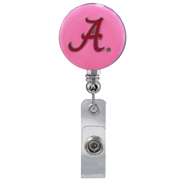 College Fashion University of Alabama Retractable ID Lulu Lanyard Badge Reel