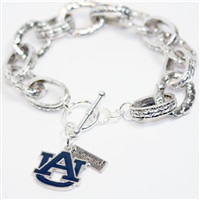 AUBURN 343 | Textured Link Pride Bracelet