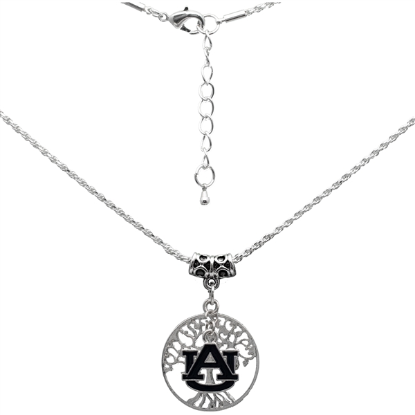 College Fashion Auburn University Logo Charm Neela Necklace