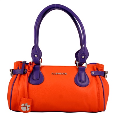 The Baywood Handbag Purse Clemson Tigers