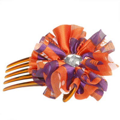 Hair Comb Accessory Clemson Tigers