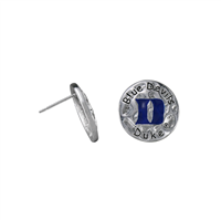 Eunice Circular Script Earrings Duke University