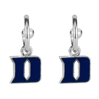 College Fashion Duke University Logo Charms Post Dangle Emma Earrings