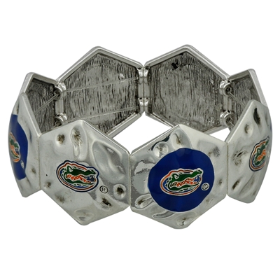 University of Florida Team Colored Hexagon Slip-On Bracelet