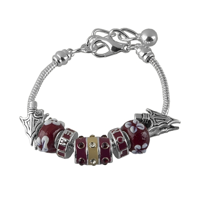 FSU Seminoles Bead Bracelet Jewelry Mascot